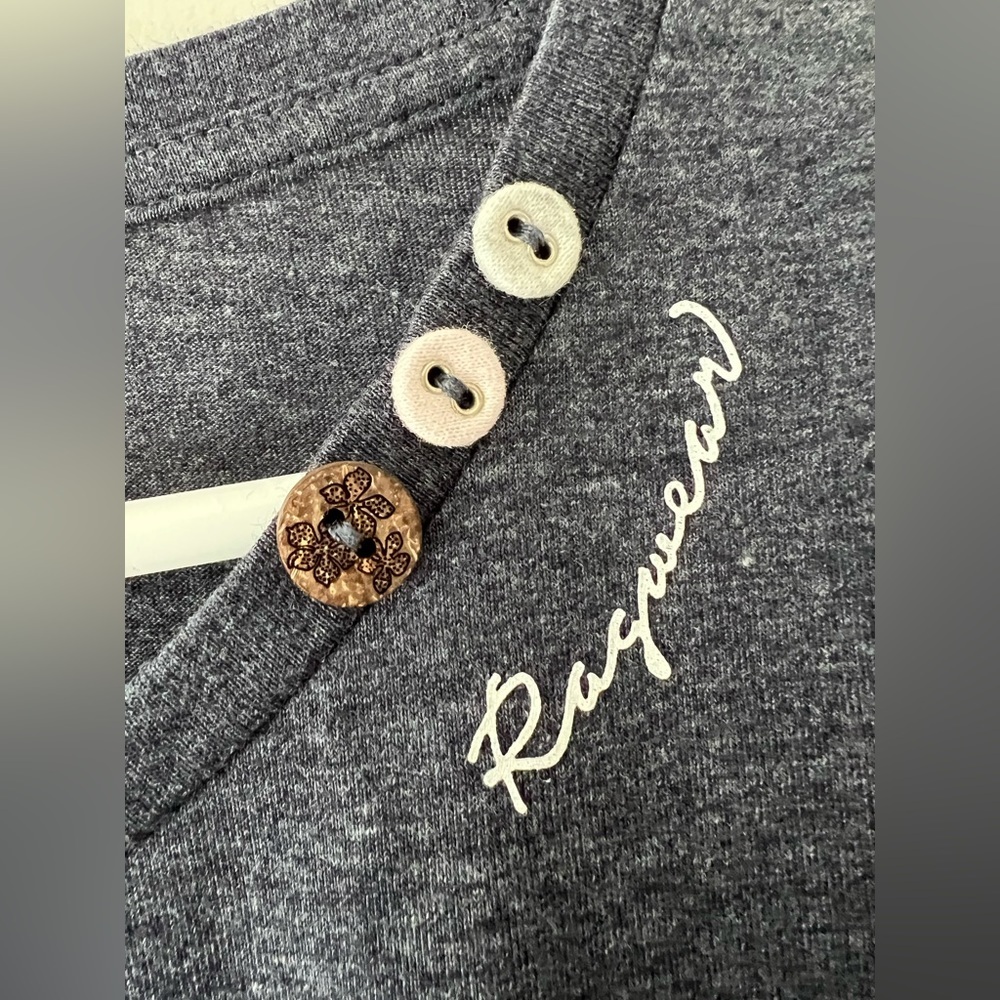 Navy Ragwear Melange Long Sleeve Top size XL​